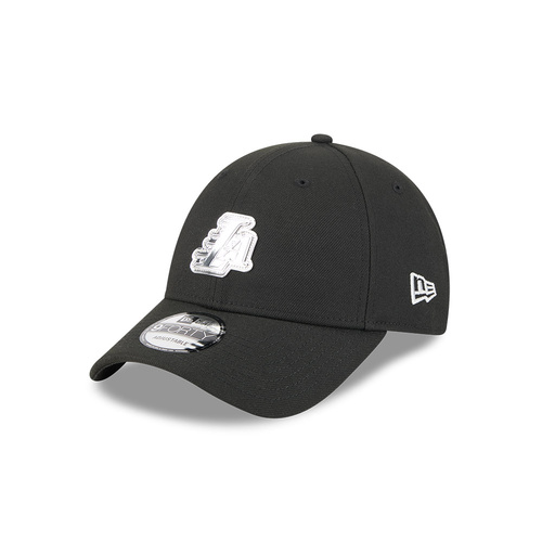 New Era Los Angeles Lakers 9Forty Liquid Metal Logo Black OSFM