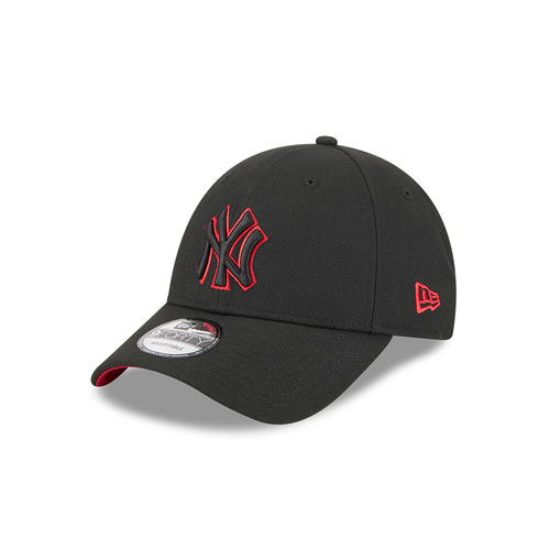 New Era New York Yankees 9Forty Seasonal Black/Scarlett OSFM