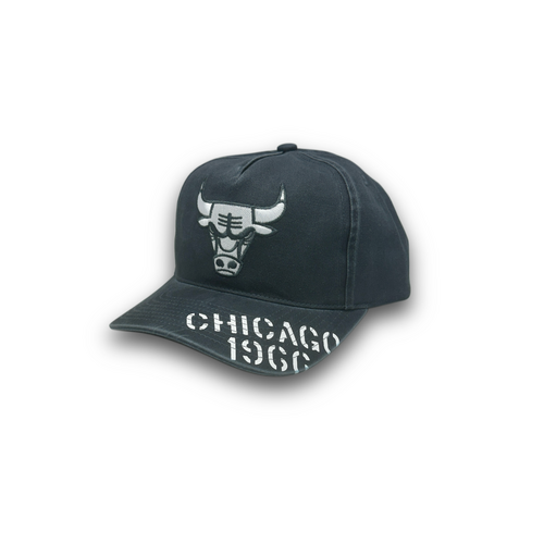 Mitchell & Ness Chicago Bulls Pro Pinch Stencil Pro Washed Indigo OSFM