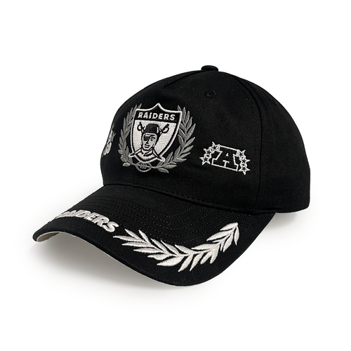 Mitchell & Ness Oakland Raiders Deadstock Origins Text & Stars Black OSFM