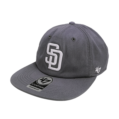 47 Brand San Diego Padres Captain Lakeshore Grey OSFM