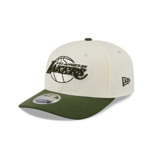 New Era Los Angeles Lakes 9Seventy Rifle 2-Tone Chrome White/Green OSFM