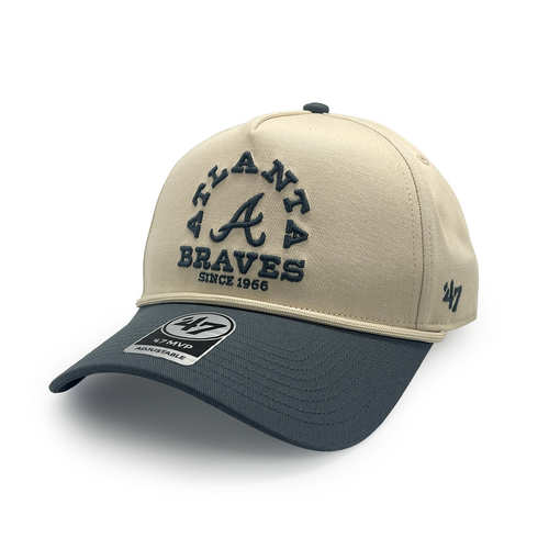 47 Brand Atlanta Braves MVP DT Ranchero Natural OSFM