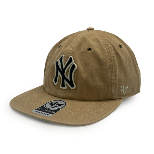 47 Brand New York Yankees Captain Ragler Khaki OSFM