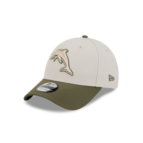 New Era The Dolphins 9Forty CS NRL26 Two-Tone Stone OSFM