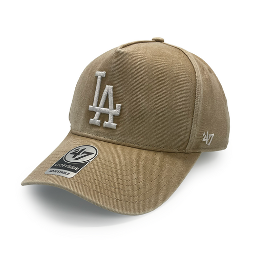 47 Brand Los Angeles Dodgers Offside DT Raised Chain Khaki OSFM