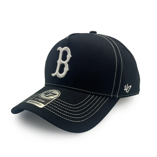 47 Brand Boston Red Sox MVP DT Contrast Black OSFM