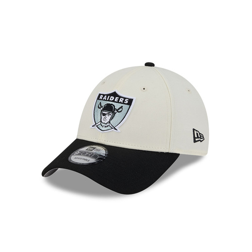 New Era Las Vegas Raiders 9Forty NFL Historic Chrome White OSFM