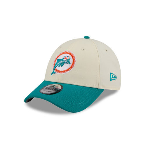 New Era Miami Dolphins 9Forty NFL Historic Chrome White OSFM