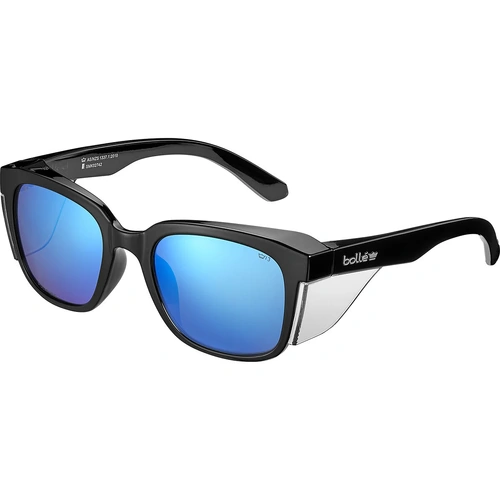 Bolle Safety STKS 410 STK41N51A Gloss Black / Cobalt Blue Mirror Polarised Lenses