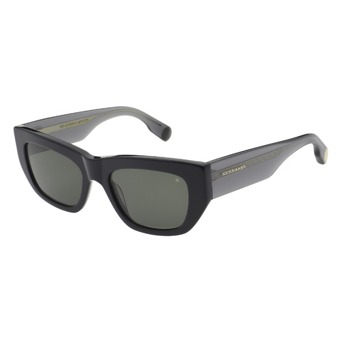 Scotch & Soda SSS7049 001 Gloss Solid Black / Grey Lenses