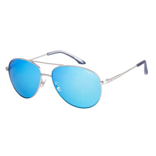 O'Neill ONS Pohnpei 2.0 002P Matte Silver / Vivid Blue Mirror Polarised Lenses