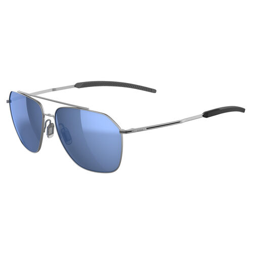 Bolle Source BS143005 Matte Silver / Volt+ Offshore Blue Mirror Polarised Lenses