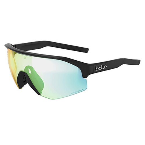 Bolle Lightshifter XL BS014008 Matte Black / Phantom Clear to Green Lenses