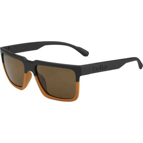 Bolle Frank 12556 Matte Black Caramel / Brown Polarised Lenses