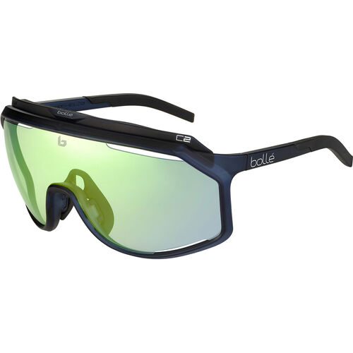 Bolle Chronoshield 12633 Matte Crystal Navy / Phantom Clear Green Mirror Photochromic Lenses