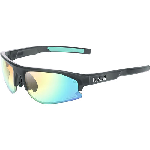 Bolle Bolt 2.0 S BS004004 Matte Black Crystal / Phantom Clear Green Mirror Lenses