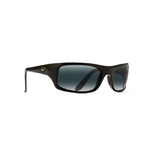 Maui Jim Peahi 202-02 Gloss Black / Neutral Grey Polarised Lenses