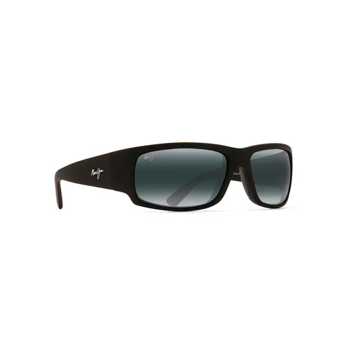 Maui Jim World Cup 266-02MR Matte Black Rubber / Neutral Grey Polarised Lenses