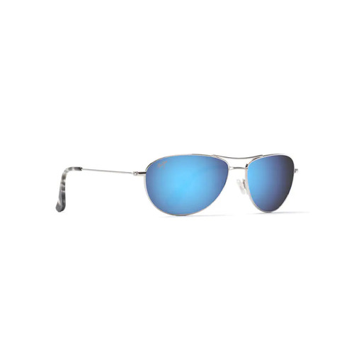 Maui Jim Baby Beach B245-17 Silver / Blue Hawaii Polarised Lenses