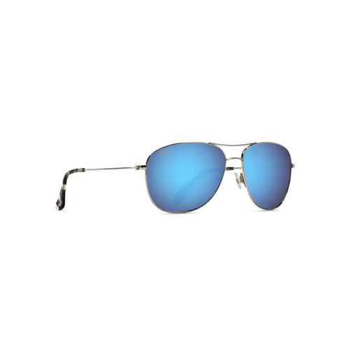 Maui Jim Cliff House B247-17 Silver / Blue Hawaii Polarised Lenses