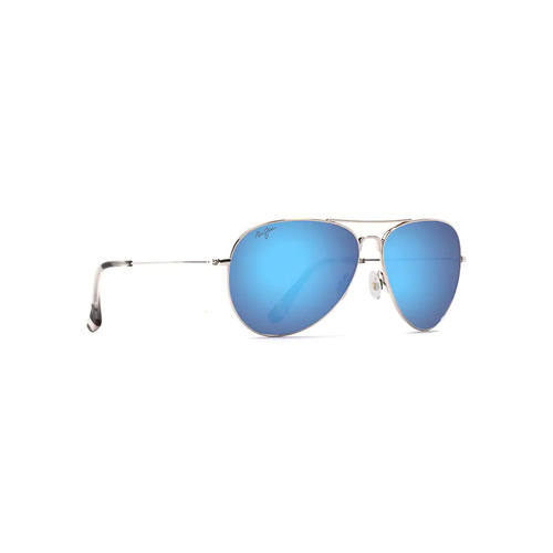 Maui Jim Mavericks B264-17 Silver / Neutral Grey Polarised Lenses