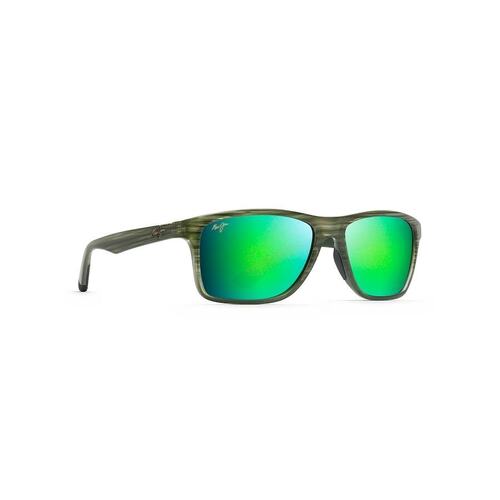 Maui Jim Onshore GM798-15C Olive Stripe Fade / MauiGreen Polarised Lenses