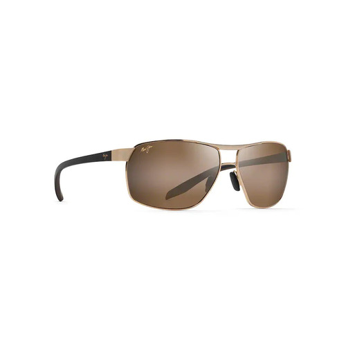 Maui Jim The Bird H835-16 Gold w Black and Brown Temples / HCL Bronze Polarised Lenses