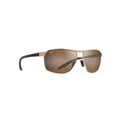Maui Jim The Bird H835-16 Gold w Black and Brown Temples / HCL Bronze Polarised Lenses *