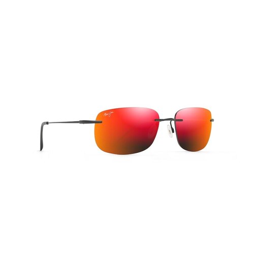 Maui Jim Ohai RM334-2M Matte Black / Hawaii Lava Polarised Lenses