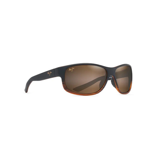 Maui Jim Kaiwi Channel H840-25C Stripe Dark Brown / HCL Bronze Polarised Lenses