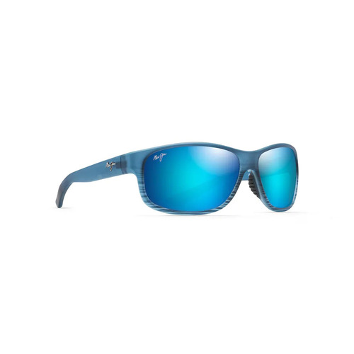 Maui Jim Kaiwi Channel B840-03S Blue Black Stripe / Blue Hawaii Polarised Lenses