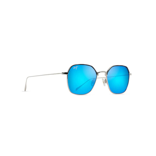 Maui Jim Moon Doggy B874-17 Matte Silver / Blue Hawaii Polarised Lenses