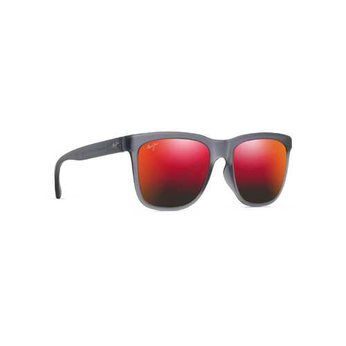 Maui Jim Pehu RM602-14 Translucent Grey / Hawaii Lava Polarised Lenses