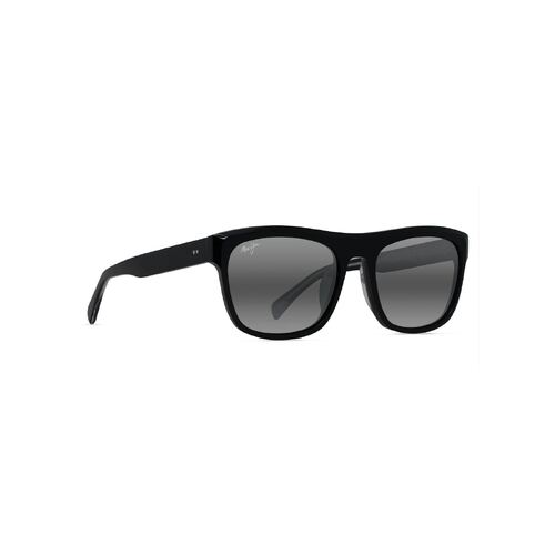 Maui Jim S-Turns 872-02 Black w Crystal Interior / Neutral Grey Polarised Lenses