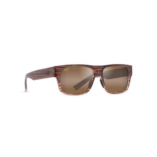 Maui Jim Keahi H873-10 Brown Stripe / HCL Bronze Polarised Lenses