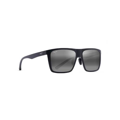 Maui Jim Honokalani 455-02 Matte Black / Neutral Grey Polarised Lenses