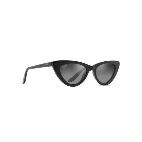 Maui Jim Lychee DSB891-02A Black Gloss / Dual Mirror Silver to Black Polarised Lenses