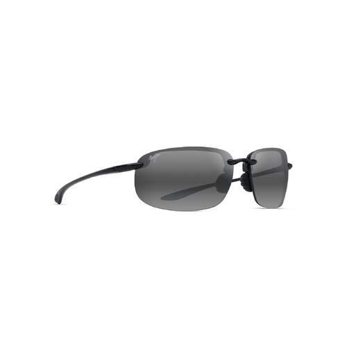 Maui Jim Ho'okipa XL 456-02 Gloss Black / Neutral Grey Polarised Lenses