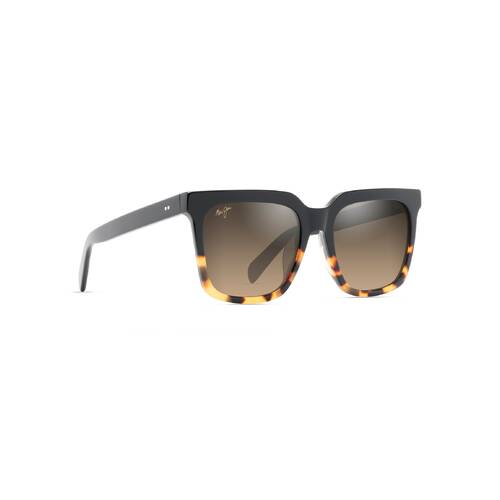 Maui Jim Rooftops HS898-10 Black w Tortoise / HCL Bronze Polarised Lenses
