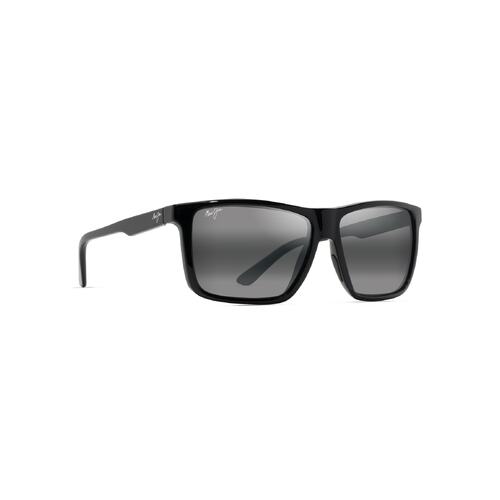 Maui Jim Mamalu Bay 610-02 Gloss Black / Neutral Grey Polarised Lenses