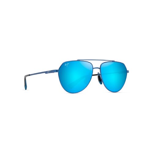 Maui Jim Waiwai B634-03 Matte Transparent Blue / Blue Hawaii Polarised Lenses