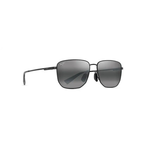 Maui Jim Lamalama Asian Fit 652-02 Matte Black w Grey / Neutral Grey Polarised Lenses