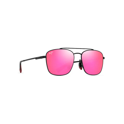 Maui Jim Piwai Asian Fit P645-02A Matte Black / Maui Sunrise Polarised Lenses
