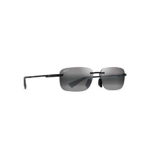 Maui Jim Lanakila 624-02 Matte Black w Grey / Neutral Grey Polarised Lenses