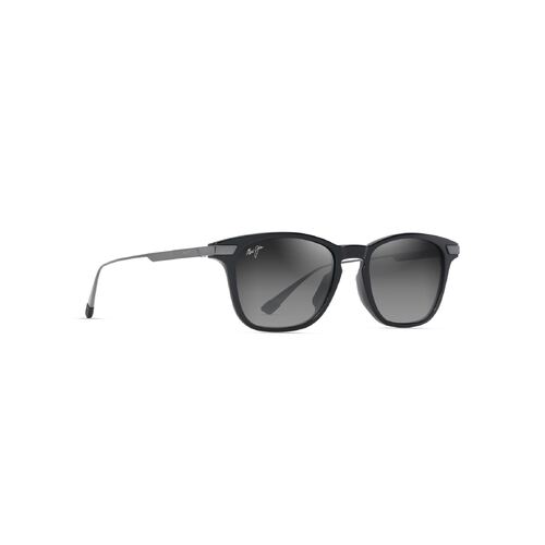 Maui Jim ManaOlana GS623-02 Shiny Black w Gunmetal / Neutral Grey Polarised Lenses