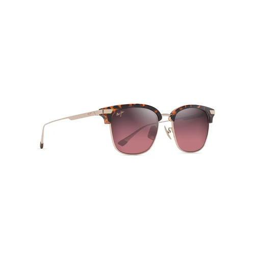 Maui Jim Kalaunu Asian Fit RS629-10A Shiny Dark Havana w Gold / Maui Rose Polarised Lenses