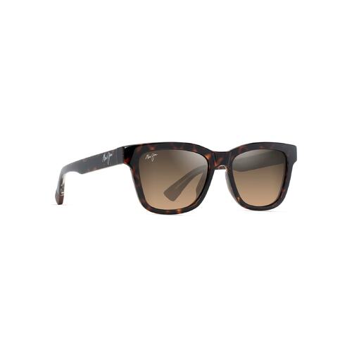 Maui Jim Hanohano HS644-10 Shiny Dark Havana w Transparent Yellow / HCL Bronze Polarised Lenses