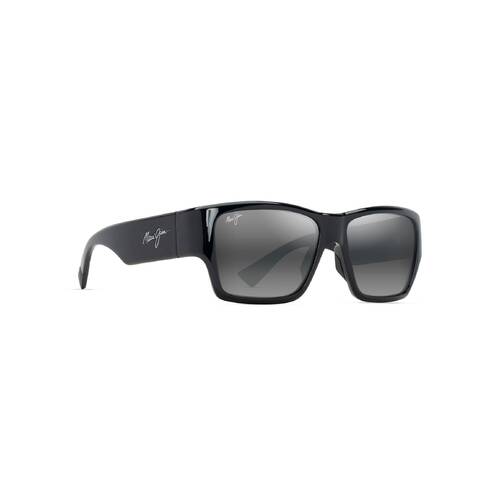 Maui Jim Kaolu 614-02 Shiny Black / Neutral Grey Polarised Lenses