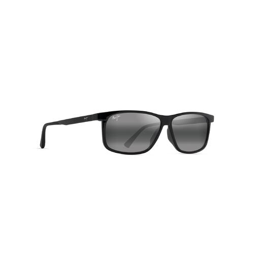 Maui Jim Pulama 618-02 Shiny Black / Neutral Grey Polarised Lenses